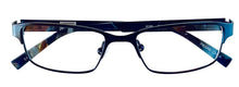 Load image into Gallery viewer, Converse Big Kids Navy Ophthalmic Soft Rectangle Metal Frame K103 46mm
