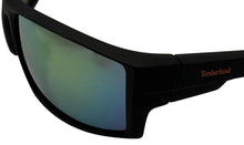 Load image into Gallery viewer, Timberland Sunglass Mens Matte Black Rectangle Plastic Mirror Lens TB7290 5C
