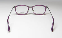 Load image into Gallery viewer, Jones New York Men's Purple Rectangle Plastic Eyewear Frame J773. 56mm
