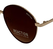 Load image into Gallery viewer, Kenneth Cole Reaction Mens Gold Round Metal.Sunglass KC1375 32F
