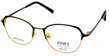 Load image into Gallery viewer, Jones New York Mens Stainless Steel Metal Square Eyewear Frame, J150 Black. 47mm
