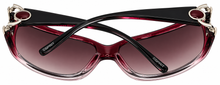 Load image into Gallery viewer, Esprit Womens Sunglass Violet Rectangle Plastic, Gradient Lens ET19314. 577
