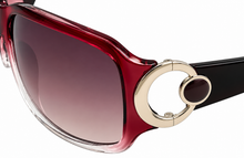 Load image into Gallery viewer, Esprit Womens Sunglass Violet Rectangle Plastic, Gradient Lens ET19314. 577
