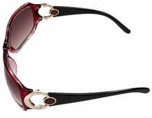 Load image into Gallery viewer, Esprit Womens Sunglass Violet Rectangle Plastic, Gradient Lens ET19314. 577
