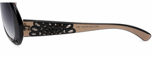 Load image into Gallery viewer, Esprit Sunglass Black / Clear Fashion Wrap, Smoke Gradient Lens 19377 538
