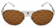 Load image into Gallery viewer, Chopard SCHA25 0579 Silver Palladium Pilot Sunglasses
