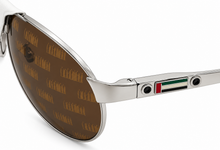 Load image into Gallery viewer, Chopard SCHA25 0579 Silver Palladium Pilot Sunglasses
