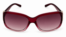 Load image into Gallery viewer, Esprit Womens Sunglass Violet Fade Rectangle Plastic, Gradient Lens 19314 577
