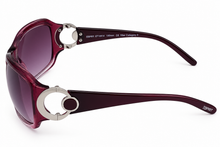 Load image into Gallery viewer, Esprit Womens Sunglass Violet Fade Rectangle Plastic, Gradient Lens 19314 577
