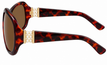 Load image into Gallery viewer, Esprit Womens Sunglass Brown Square Plastic, Brown Lens 19312 532
