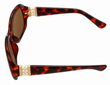 Load image into Gallery viewer, Esprit Womens Sunglass Brown Square Plastic, Brown Lens 19312 532
