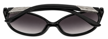 Load image into Gallery viewer, Ellen Tracy Womens Sunglass Black Plastic Rectangle, Gradient Lens ET 552. 3
