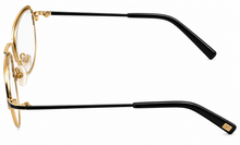 Load image into Gallery viewer, Jones New York Mens Stainless Steel Metal Square Eyewear Frame, J150 Black. 47mm
