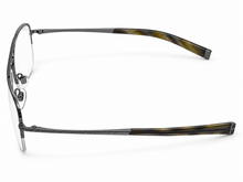 Load image into Gallery viewer, John Varvatos Mens Eyeglass Rimless Rectangle Gunmetal / Metal V115 54mm
