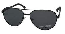Load image into Gallery viewer, Timberland Sunglass Mens Matte Black Metal Aviator Solid Smoke Lens TB7210 2A
