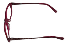 Load image into Gallery viewer, Converse Womens Burgundy Ophthalmic Soft Rectangle Plastic Frame Q020 51mm
