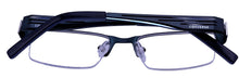 Load image into Gallery viewer, Converse Mens Eyeglass Bottom Rimless Rectangle Metal Stencil Kit Navy 49mm
