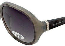 Load image into Gallery viewer, Ellen Tracy Womens Black Demi Plastic Rectangle Sunglass ET556. 3
