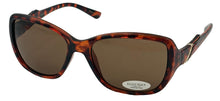 Load image into Gallery viewer, Ellen Tracy Women's Demi Plastic Rectangle Sunglass ET551 1
