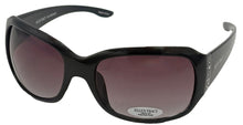 Load image into Gallery viewer, Ellen Tracy Womens Black Plastic Rectangle Sunglass, Gradient Lens 521 2
