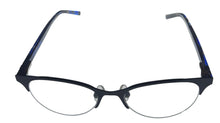 Load image into Gallery viewer, Jones New York Womens Rimless Oval Black Metal Eyewear Frame. J145 48mm
