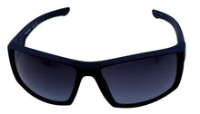 Load image into Gallery viewer, Timberland Mens Matte Blue Plastic Rectangle Wrap Sunglass Smoke Lens TB7290 92B
