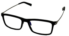 Load image into Gallery viewer, TUMI - VTU800 Unisex Reading Glasses 2.5 - Blue Light Blocking Eyeglasses for Men &amp; Women - Stylish Rectangle Shape Eyewear - 25mm - Black
