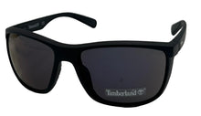 Load image into Gallery viewer, Timberland Mens Matte Black Rectangle Plastic Sunglass Smoke Lens TB7179. 2X
