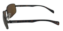 Load image into Gallery viewer, Timberland Men's Matte Gunmetal Rectangle Metal Sunglasses Brown Lens TB7194. 9E
