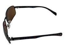 Load image into Gallery viewer, Timberland Men's Matte Gunmetal Rectangle Metal Sunglasses Brown Lens TB7194. 9E
