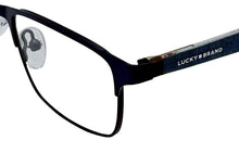 Load image into Gallery viewer, Lucky Brand Mens Navy Stainless Steel Rectangle Metal Eyewear VLBD 823 49mm
