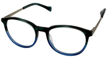 Load image into Gallery viewer, Lucky Brand Big Kids Eyeglass Round Green Blue Plastic VLBD822 48mm (Copy)
