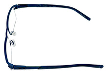 Load image into Gallery viewer, Tumi Mens Navy Rimless Stainless Steel Rectangle Eyewear Frame T100 53mm
