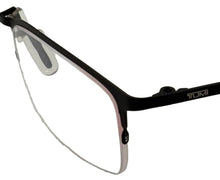 Load image into Gallery viewer, Tumi Mens Black Rimless Titanium Rectangle Eyewear Frame T112 52mm
