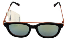 Load image into Gallery viewer, Fila Mens Soft Square Matte Black Sunglass , Silver Flash Lens SF9335 U28A
