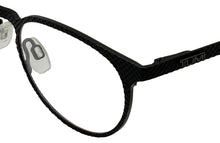 Load image into Gallery viewer, Tumi Mens Stailess Steel Round Eyewear Frame T107 Black 49mm
