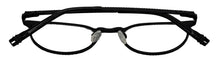 Load image into Gallery viewer, Tumi Mens Stailess Steel Round Eyewear Frame T107 Black 49mm
