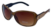Load image into Gallery viewer, Esprit Sunglass Womens Brown Fade Rectangle Fashion, Gradient Lens 19347 535
