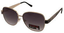 Load image into Gallery viewer, Guess Sunglass Women's Gold Metal Aviator, Gradient Smoke Lens GO00019. 32B
