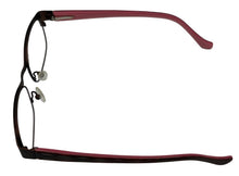 Load image into Gallery viewer, Cosmopolitan Unisex Brown Pink Rectangle Metal Eyewear Frame Tomboy 51mm
