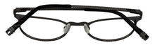 Load image into Gallery viewer, Tumi Mens Stainless Steel Round Eyewear Frame T107 Gunmetal 49mm
