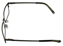 Load image into Gallery viewer, Tumi Mens Gunmetal / Stainless Steel Rectangle Eyewear Frame T106. 52mm
