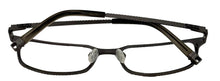 Load image into Gallery viewer, Tumi Mens Gunmetal / Stainless Steel Rectangle Eyewear Frame T106. 52mm
