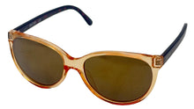 Load image into Gallery viewer, Kenneth Cole Reaction Sunglass Round Crystal Champagne Plastic Mirror KC1271 45G
