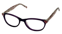 Load image into Gallery viewer, Lucky Brand Big Kids Eyeglass Purple Soft Rectangle Plastic D700. 50mm
