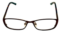 Load image into Gallery viewer, Jones New York Brown Rectangle Metal Eyewear Frame J140. 51mm
