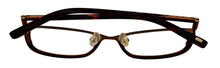 Load image into Gallery viewer, Jones New York Brown Rectangle Metal Eyewear Frame J140. 51mm
