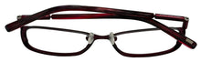 Load image into Gallery viewer, Jones New York Burgundy Rectangle Metal Eyewear Frame J140. 51mm
