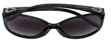 Load image into Gallery viewer, Ellen Tracy Womens Sunglass Black Plastic Rectangle Smoke ET 547 4
