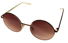 Load image into Gallery viewer, Kenneth Cole Reaction Mens Sunglass Round Gold Metal Gradient Lens KC1321 32F
